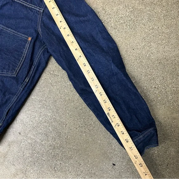 Levi’s Premium Denim Jacket Mens Medium Dark Blue Selvedge Type 1 Buckleback LVC